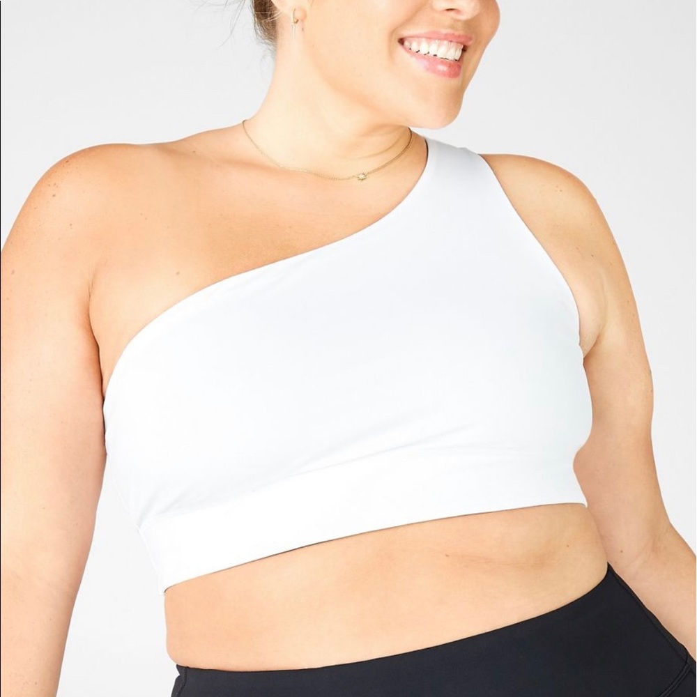 NWT Fabletics One Shoulder Reversible Sports Bra